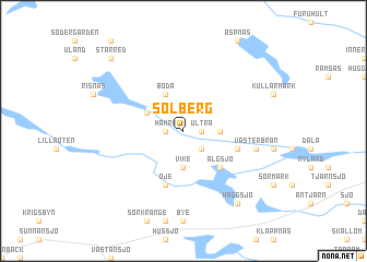 map of Solberg