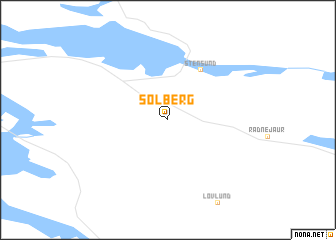 map of Solberg