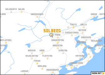 map of Solberg