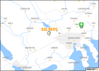 map of Solberg