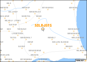 map of Solbjerg