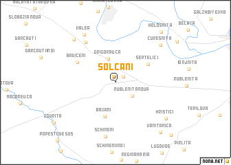 map of Şolcani