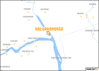 map of Soldado Monge