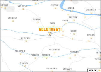 map of Şoldăneşti