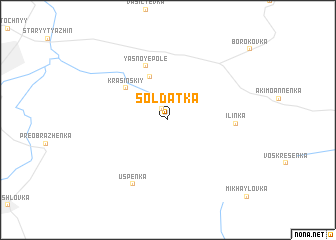 map of (( Soldatka ))