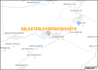 map of Soldato-Aleksandrovskoye
