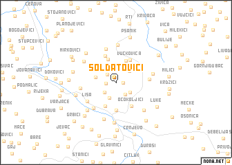 map of Soldatovići