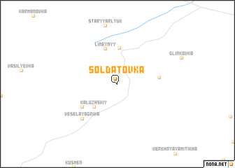map of Soldatovka
