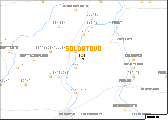 map of Soldatovo