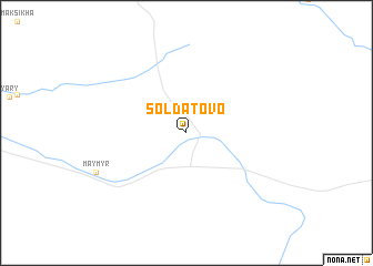 map of Soldatovo