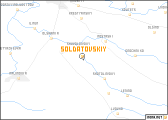 map of Soldatovskiy