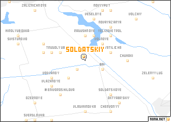 map of Soldatskiy