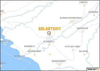 map of Soldatskiy