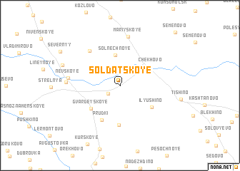 map of Soldatskoye