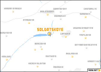 map of Soldatskoye