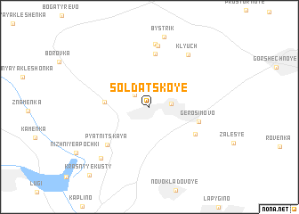 map of Soldatskoye