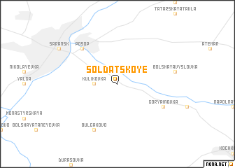 map of Soldatskoye