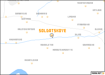 map of Soldatskoye