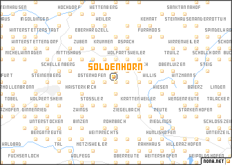 map of Söldenhorn