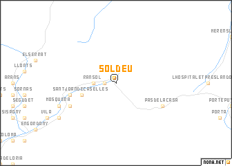 map of Soldeu