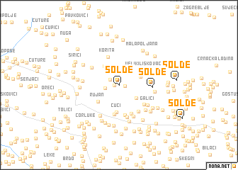 map of Solde