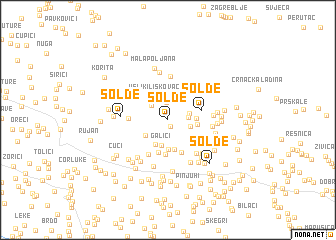 map of Solde