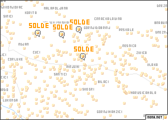 map of Solde