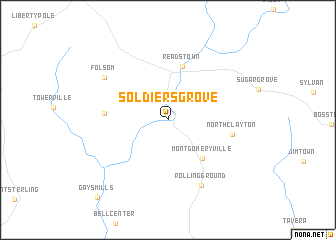 map of Soldiers Grove