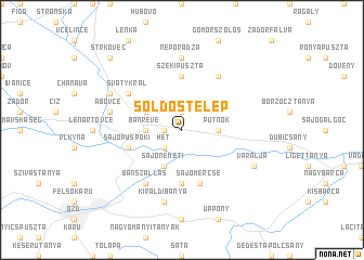 map of Soldostelep