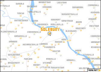 map of Solebury