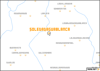 map of Soledad Agua Blanca