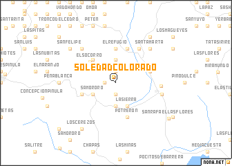 map of Soledad Colorado