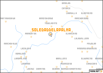 map of Soledad de la Palma