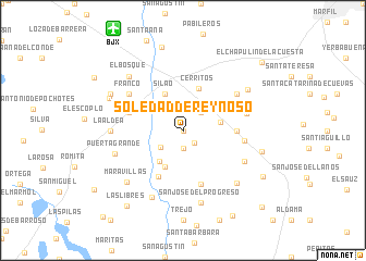 map of Soledad de Reynoso