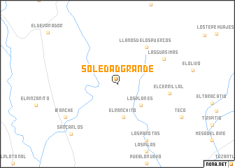 map of Soledad Grande