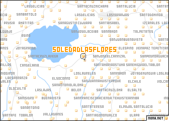 map of Soledad Las Flores