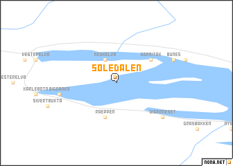 map of Søledalen