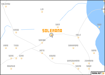 map of Solémana