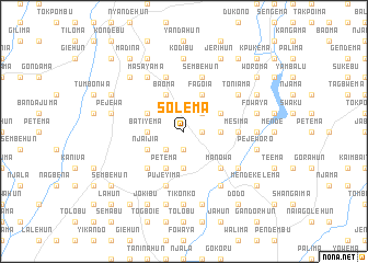 map of Solema