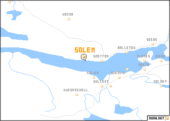 map of Solem