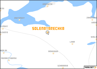 map of Solënaya Rechka