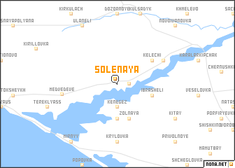 map of Solënaya