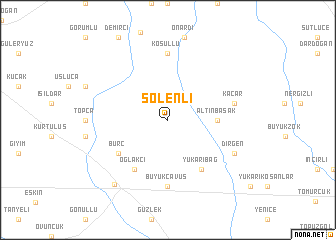 map of Şölenli
