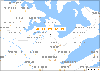 map of Solënoye Ozero