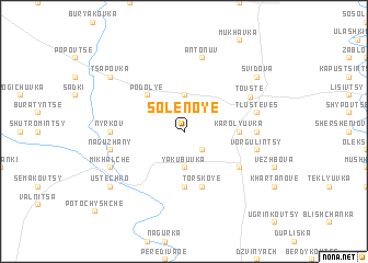 map of Solënoye