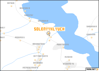 map of Solënyy Klyuch