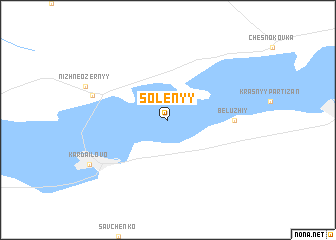 map of Solënyy