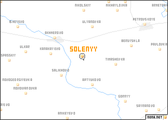 map of Solënyy