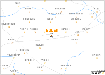 map of Şölen