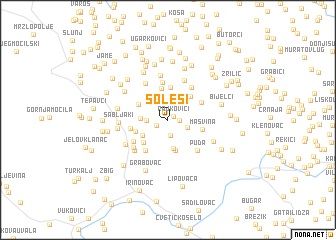 map of Soleši